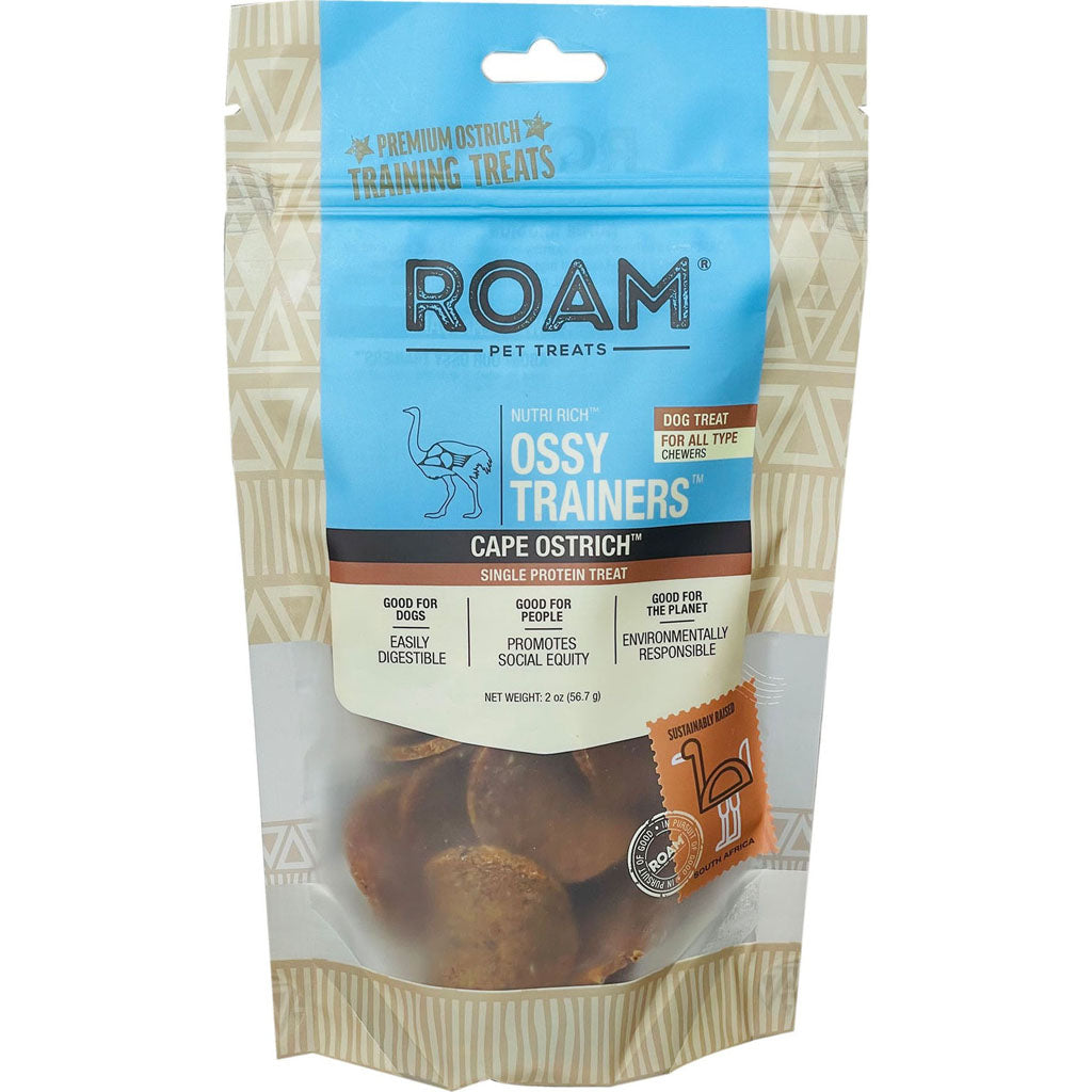 Roam Training Treats Ostrich (OSTRICH, 1 OZ)