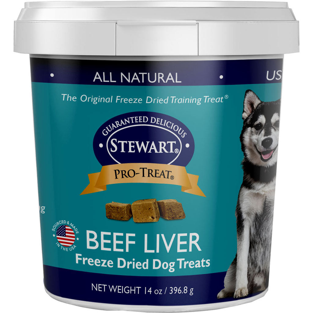 Pro-Treat Freeze Dried Dog Treats (BEEF LIVER, 14 OZ)