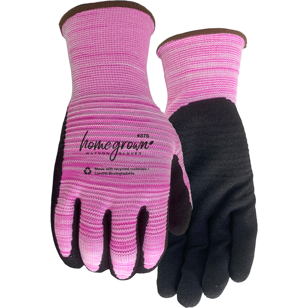 Watson Gloves Ladys Rose Wastenot Fabric (PINK, SM)
