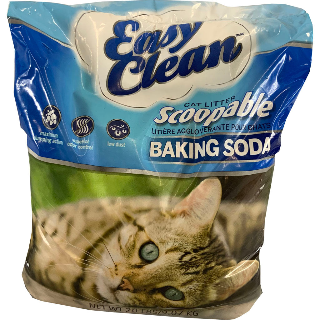 Easy Clean Clumping Cat Litter (BAKING SODA, 20 LB)