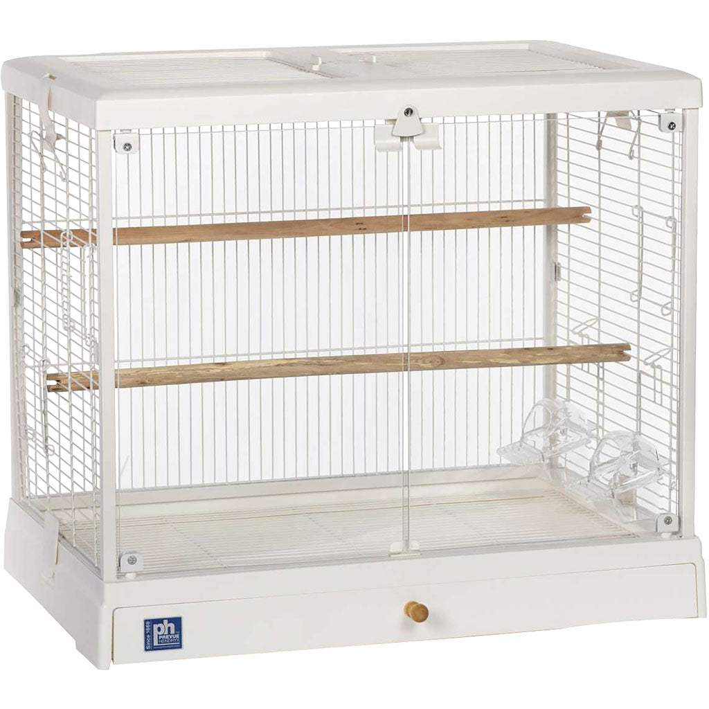 Crystal Palace Luxe Bird Cage (WHITE, 24X16X21 IN)