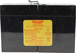 Parmak Replacement Battery For Parmak Fencers (BLACK, 12 VOLT)