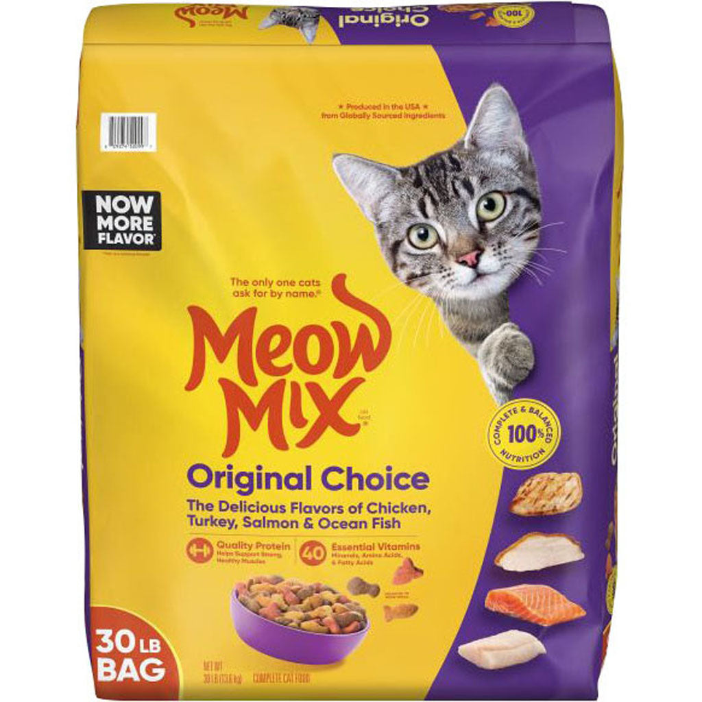 Meow Mix Original Choice Dry Cat Food (CHICKEN/TURKEY/, 30 LB)