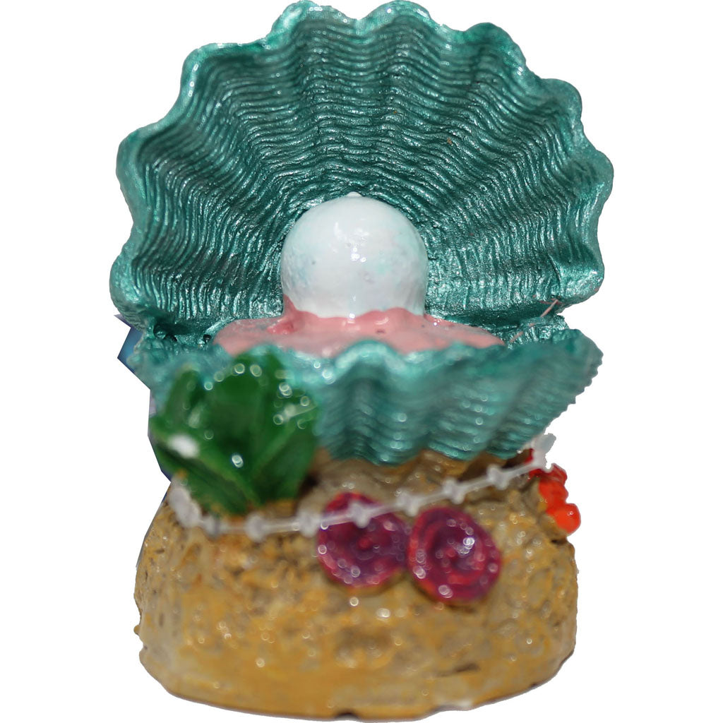 Exotic Environments Open Clam W/Pearl (1.75X1.75X2.25)