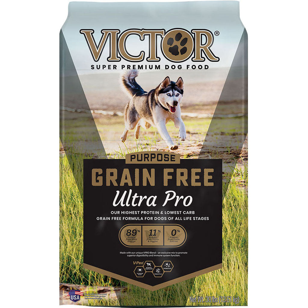 Purpose Grain Free Ultra Pro Dog Food (BF/CKN/PORK/FIS, 30 LB)
