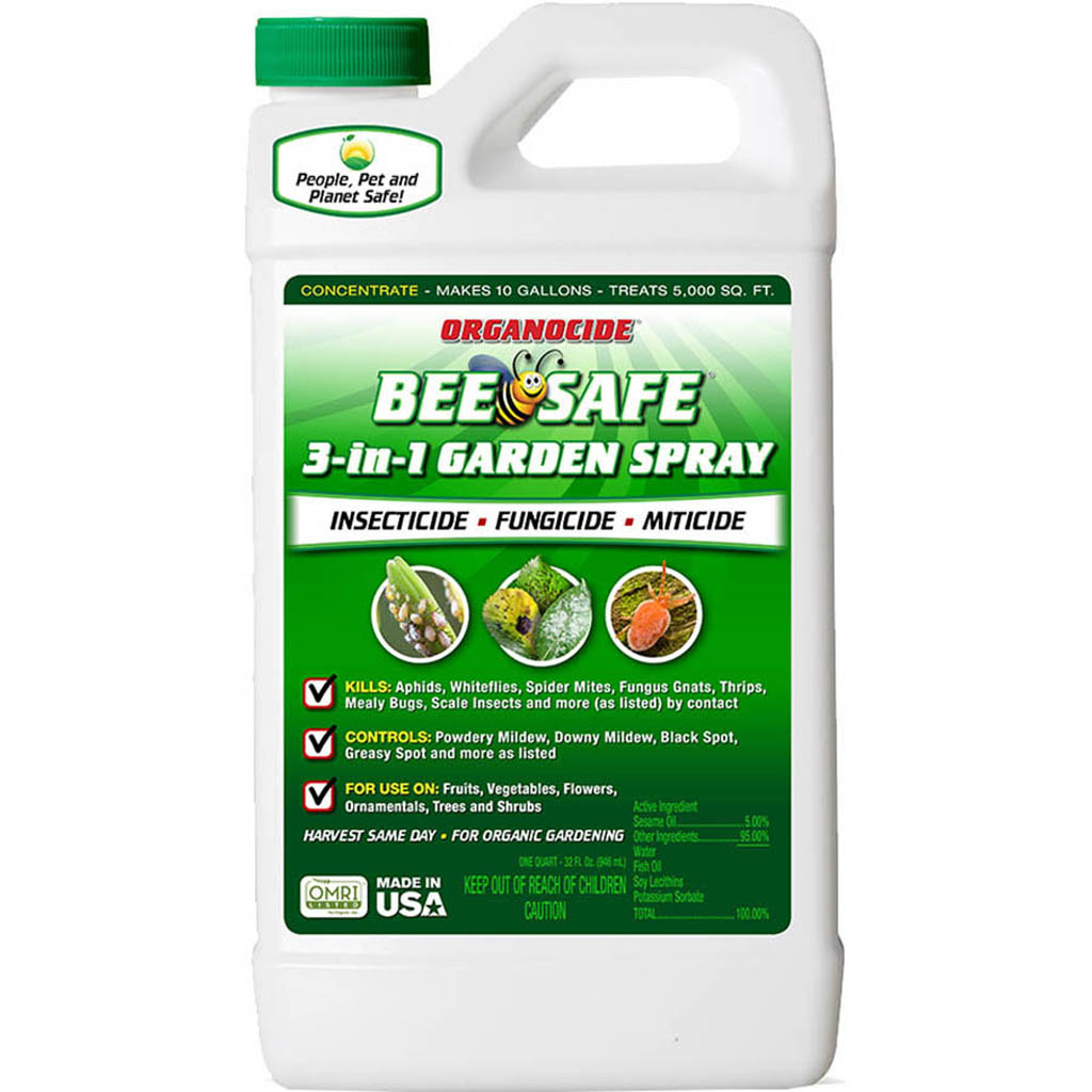 Organocide Bee Safe 3-In-1 Garden Spray (32 OZ)