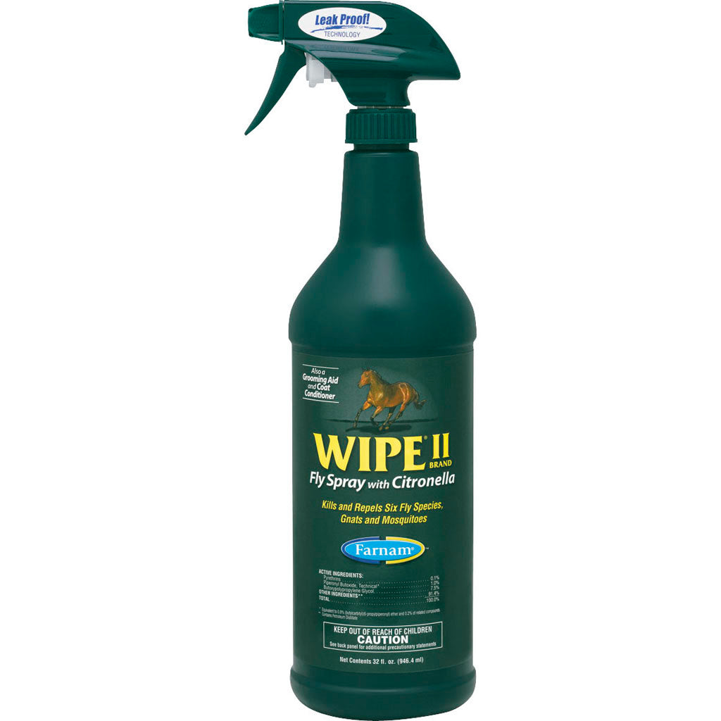 Wipe Ii Fly Spray W/Citronella (32 OZ)