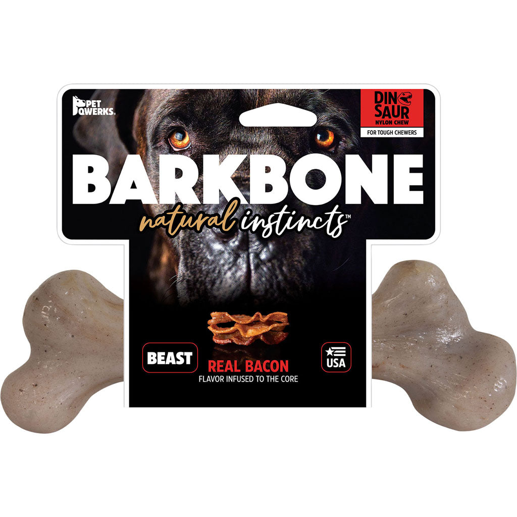 Dinosaur Barkbone Usa Dog Chew (BACON, BEAST)