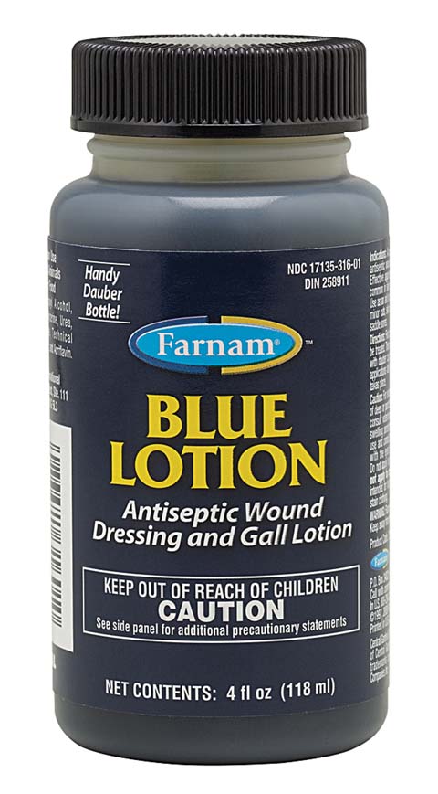 Blue Lotion Antiseptic Wound Dressing (4 OZ)