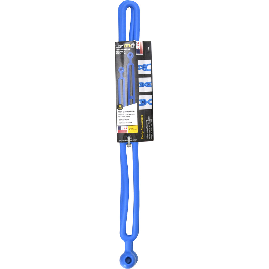 Blubird Rapid Tie Non-Marring Strap (BLUE, 16 IN-2 PK)