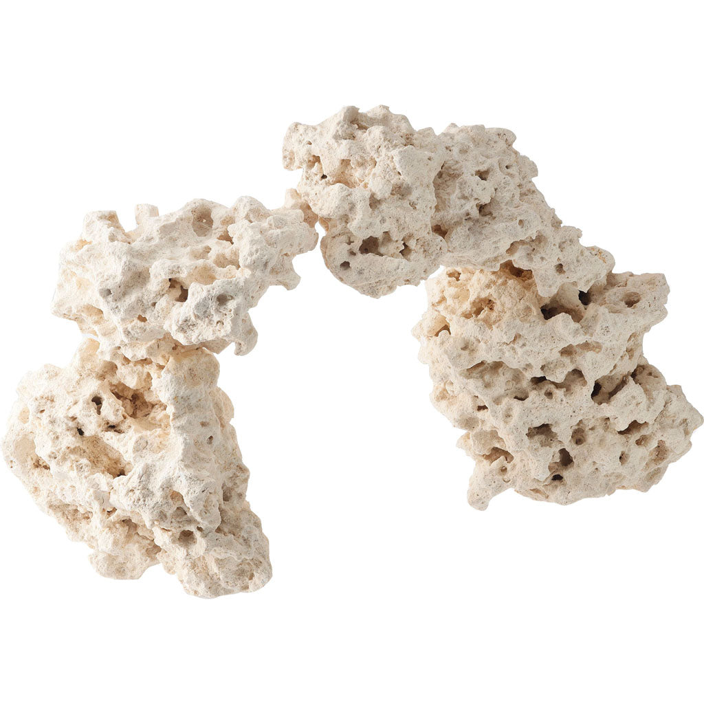 Caribsea South Seas Base Rock (WHITE, 40 LB)