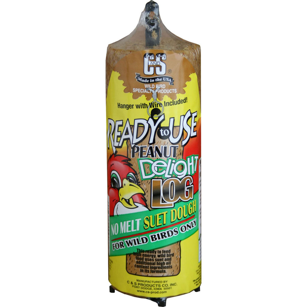 C&S Rtu Delight No Melt Suet Log (PEANUT, 15.5 OZ)