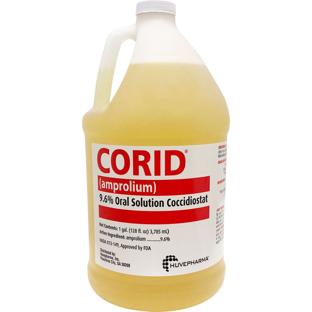 Corid 9.6% Oral Solution Coccidiostat For Calves (1 GAL)