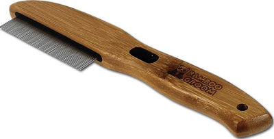 Bamboo Groom Rotating Flea Comb