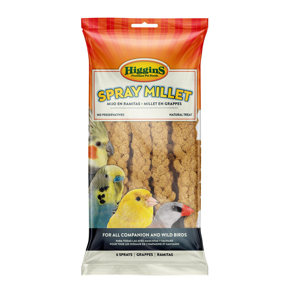 Higgins Spray Millet Natural Avian Treat (6 CT)