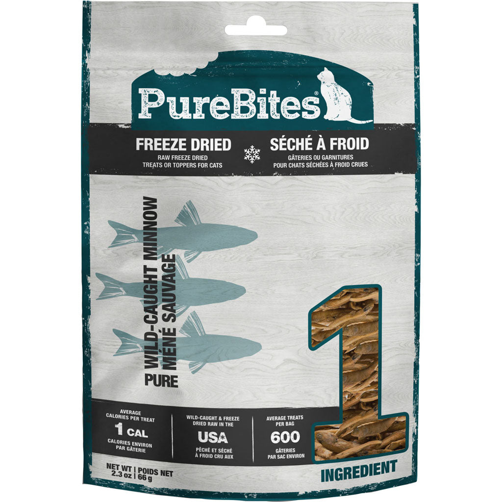 Purebites Freeze Dried Cat Treats (MINNOW, 2.3 OZ)