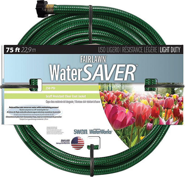 Swan Fairlawn Watersaver Light Duty Hose (GREEN, 1/2 IN X 25 FT)