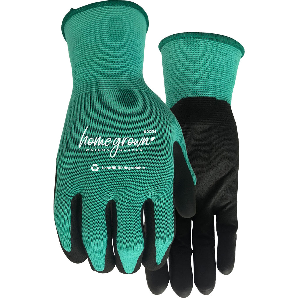 Watson Gloves Ladys Jade Wastenot Fabric (TEAL, LG)