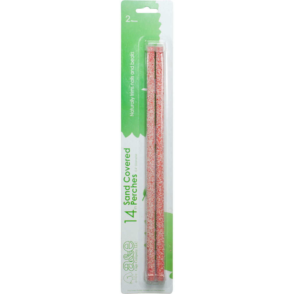 A&E Sand Coated Wooden Replacement Perch (14X.4 IN)