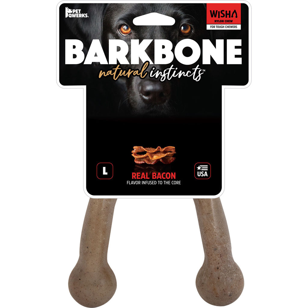 Wish Barkbone Usa Dog Chew (BACON, LG)