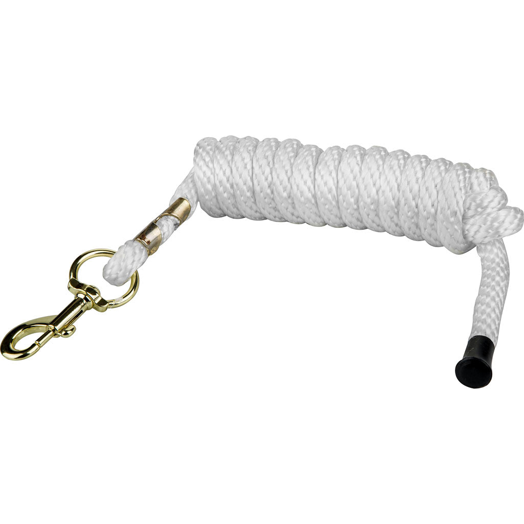 Gatsby Poly Lead/Snap (WHITE, 5/8 IN X 10 FT)