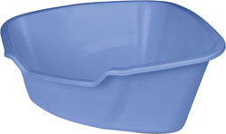 Van Ness Corner High-Sides Cat Litter Pan (BLUE, 18X18X9 IN)