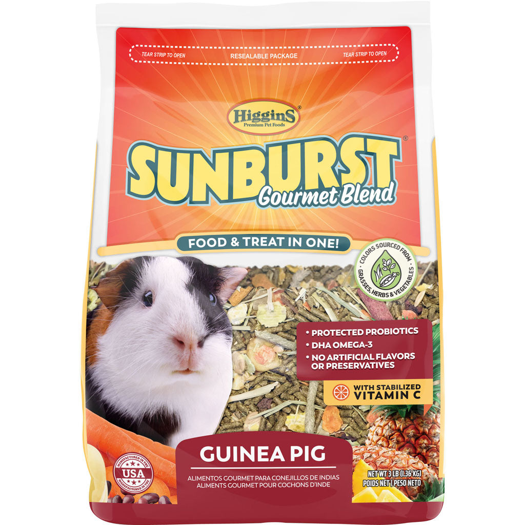 Sunburst Gourmet Blend Guinea Pig (3 LB)