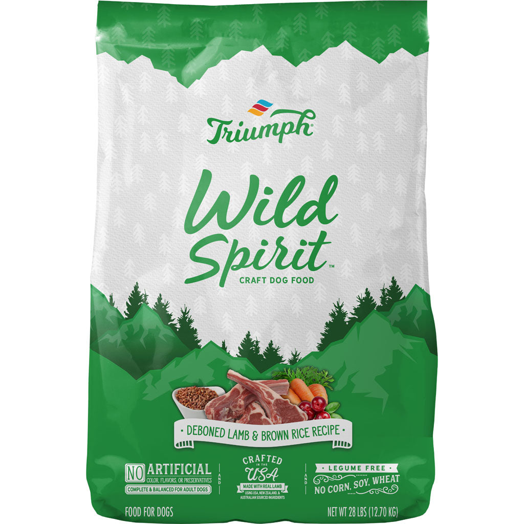 Wild Spirit Dog Food (LAMB/BROWN RICE, 28 LB)