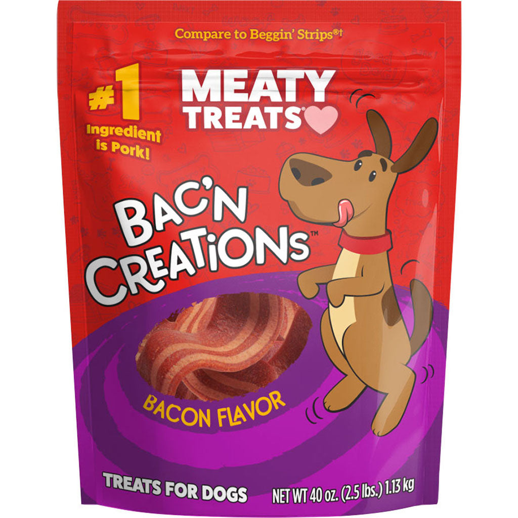 Meaty Treats Bac'N Creations (BACON, 40 OZ)