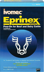 Eprinex Pour-On Dewormer For Beef & Dairy Cattle (5 L)