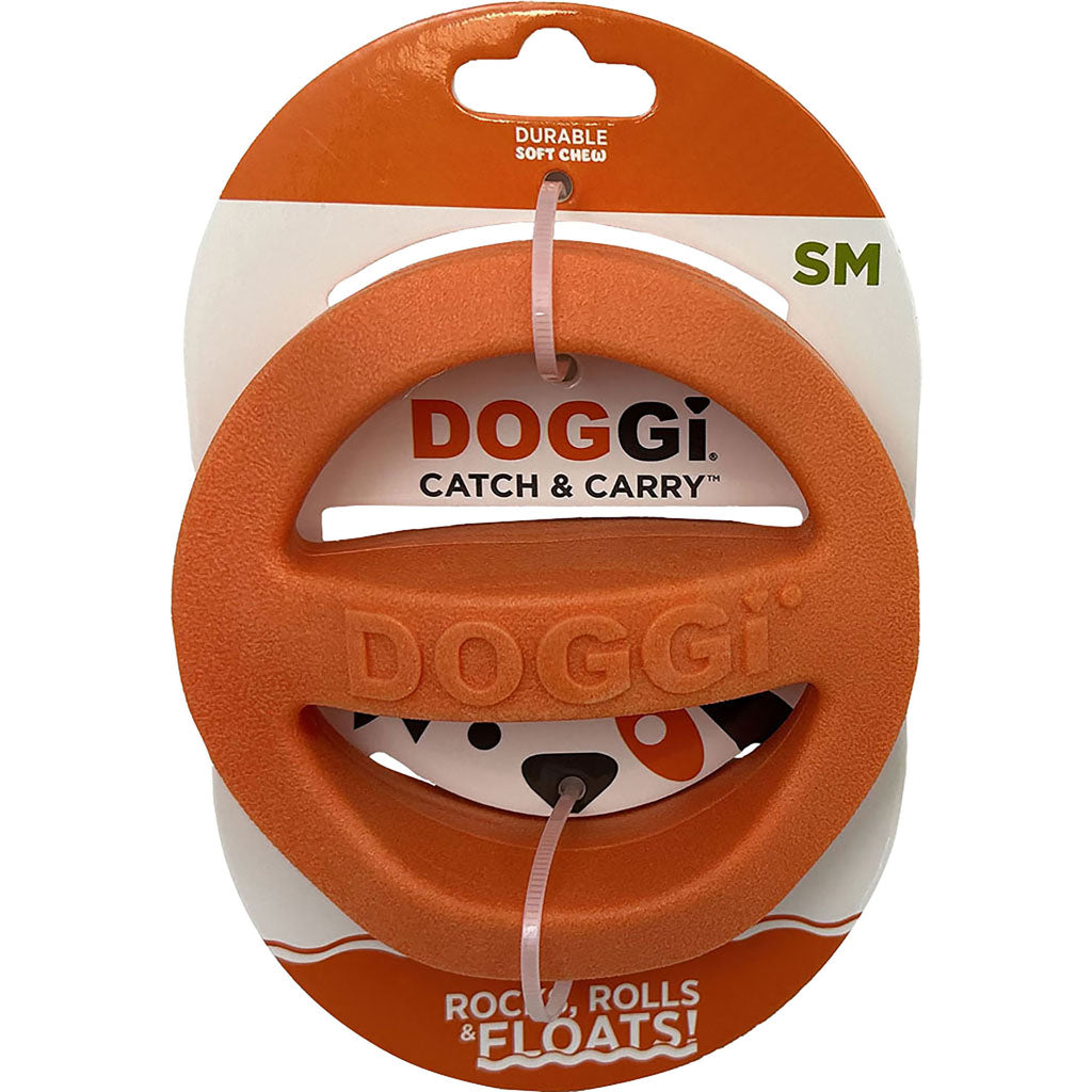 Van Ness Doggi Catch & Carry Dog Toy (ORANGE, SM)
