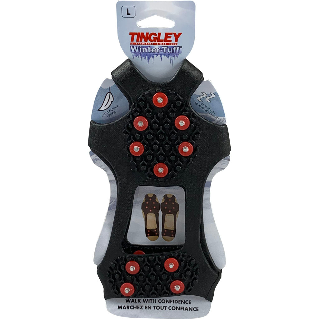 Tingley Winter-Tuff Ice Traction Spikes (BLACK, LG)