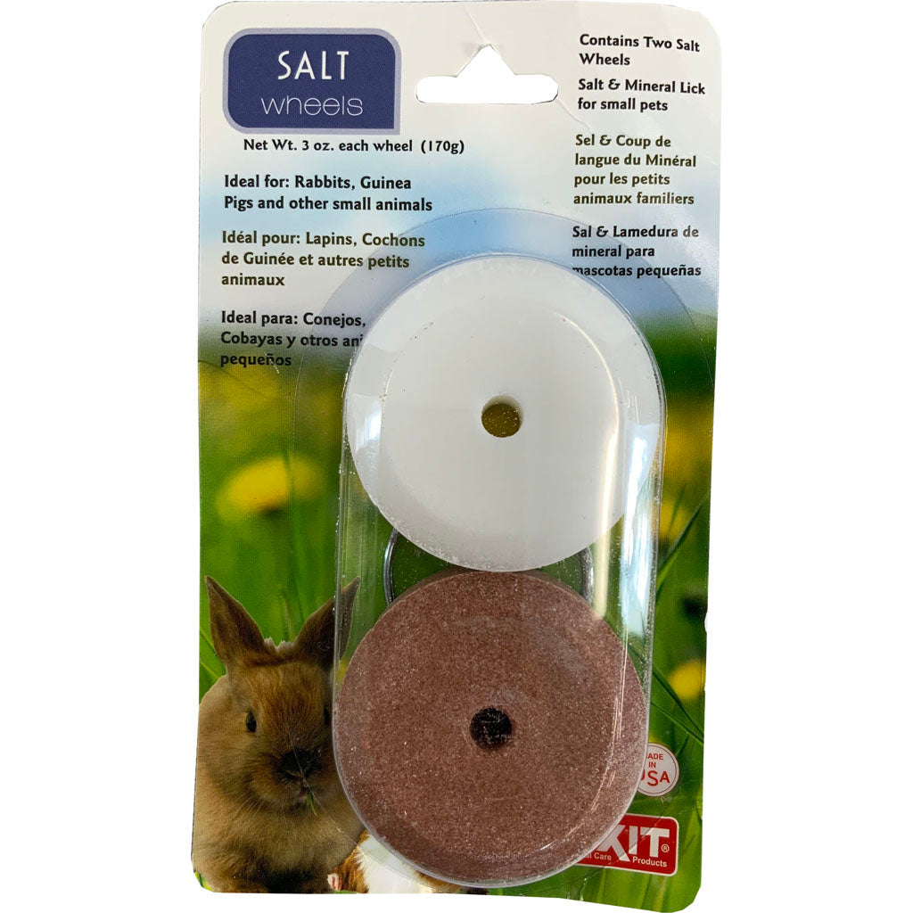 Salt & Mineral Wheel Blister Pack (WHITE/BROWN, 2 PK)