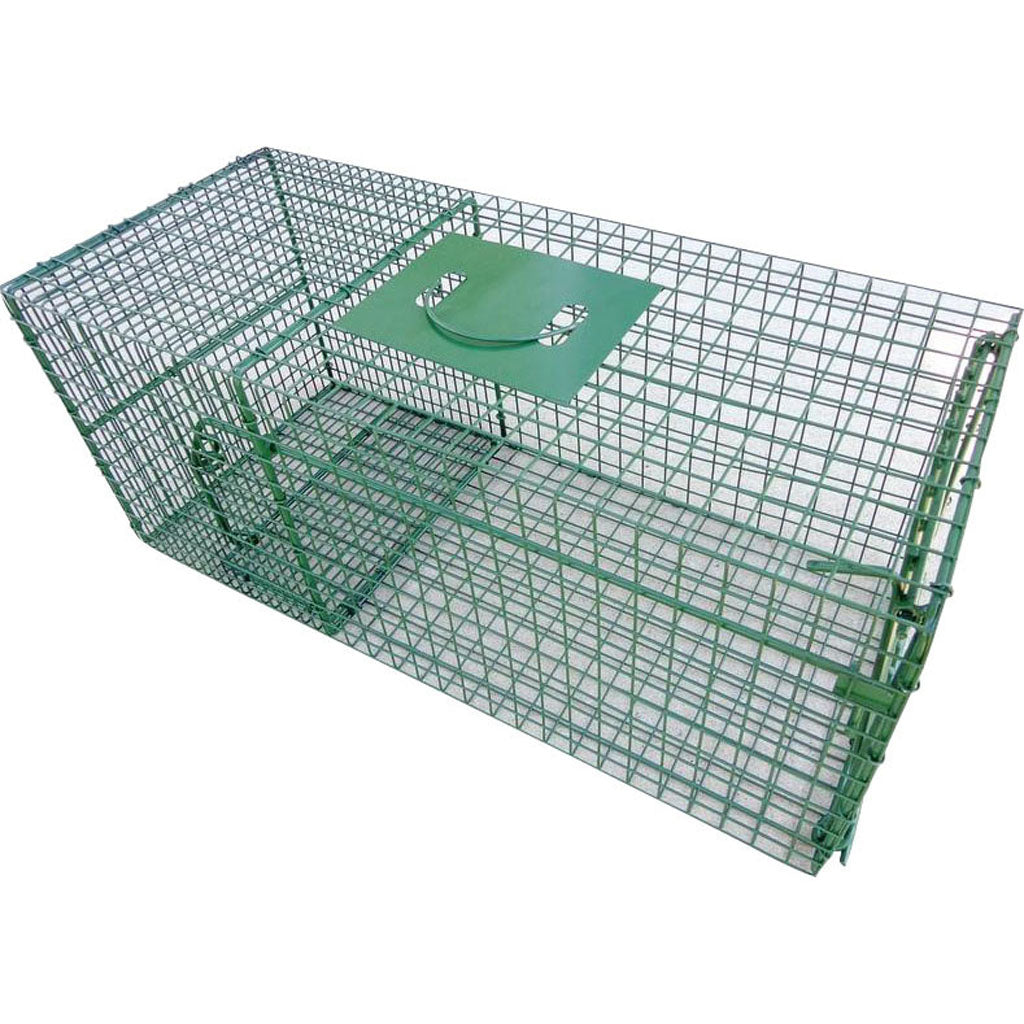 Duke Traps Heavy Duty Cage Trap (GREEN, XXL-36X15X20 IN)