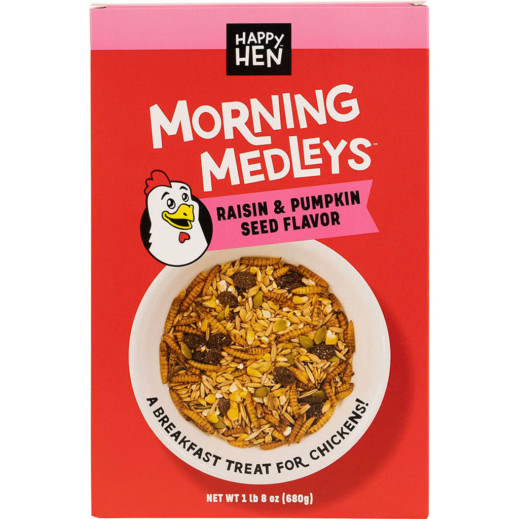 Happy Hen Morning Medley Treats For Chickens (RAISIN/PUMPKIN, 1.5 LB)