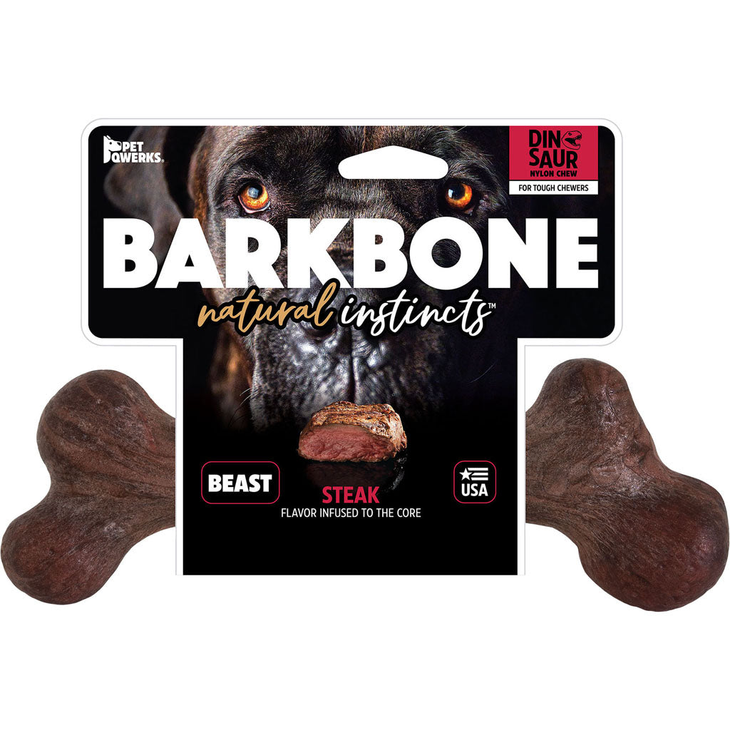 Dinosaur Barkbone Usa Extreme Dog Chew (STEAK, BEAST)
