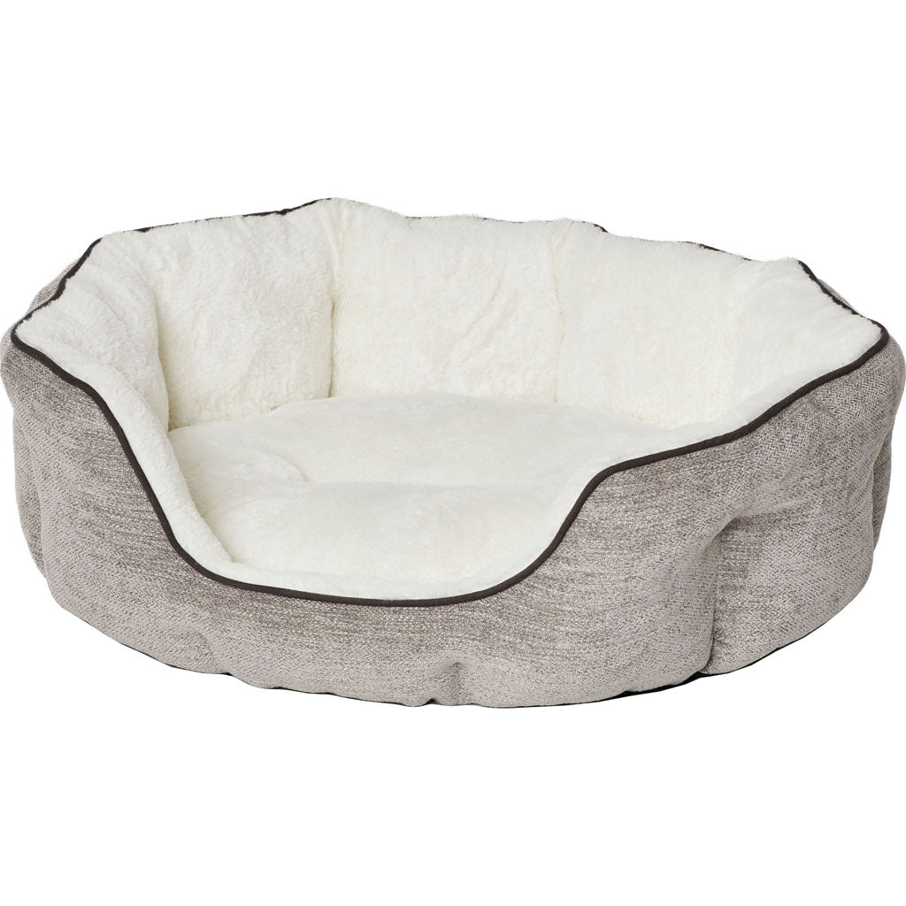 Quiet Time Tulip Pet Bed Fur (TAUPE, MD)