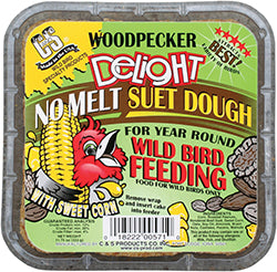 C&S Delight No Melt Suet Dough (WOODPECKER, 11.75 OZ)