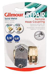 Hose Coupling Female Solid Metal (5/8-3/4 IN)