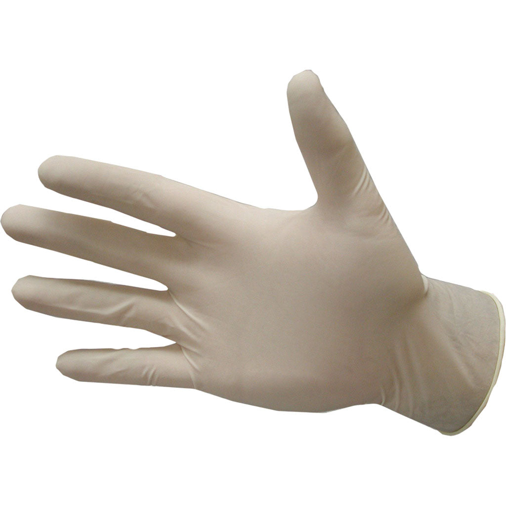 Ag-Tek Latex Powder Free Glove 4mil (WHITE, XL - 100CT)
