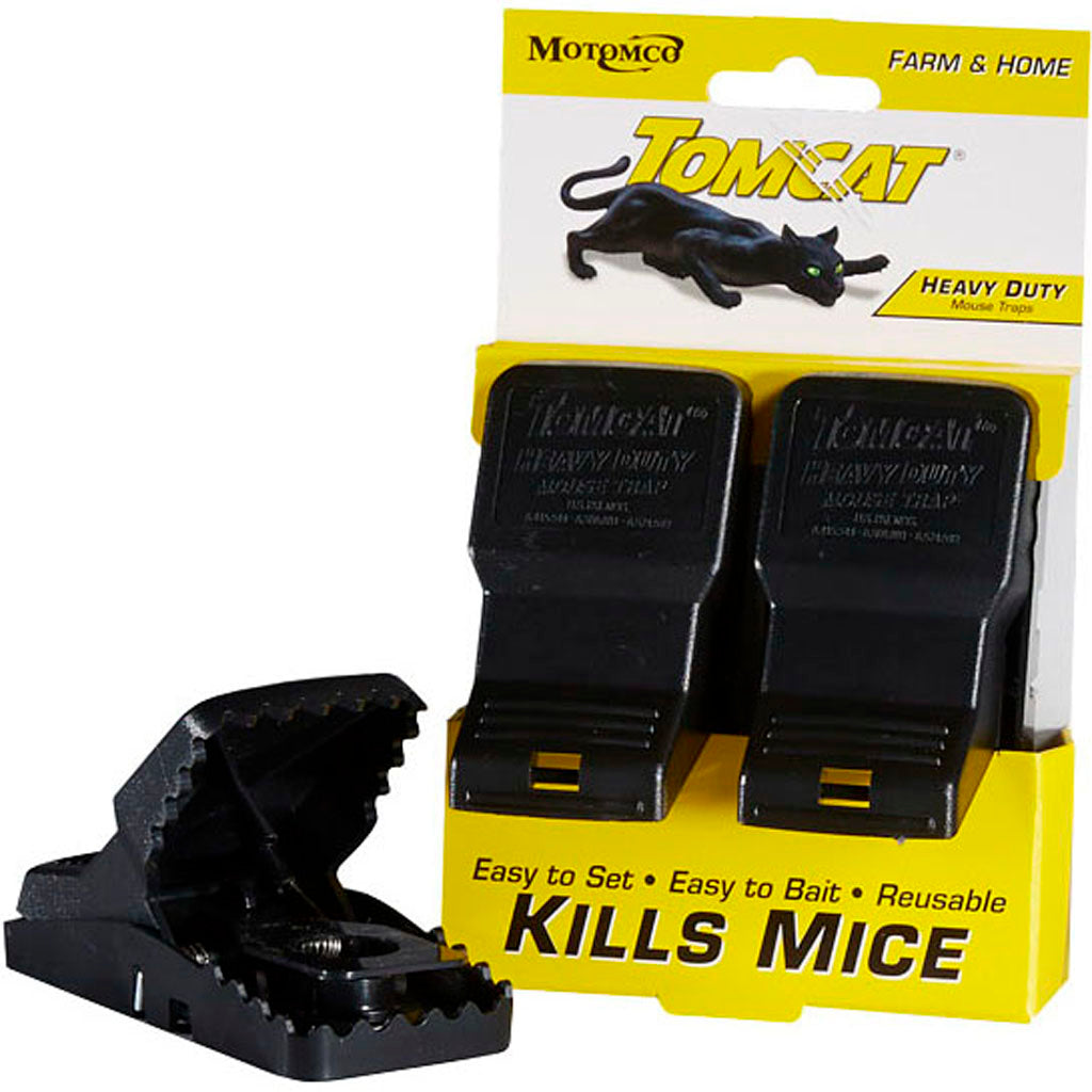 Tomcat Heavy Duty Mouse Traps (BLACK, 2 PK)
