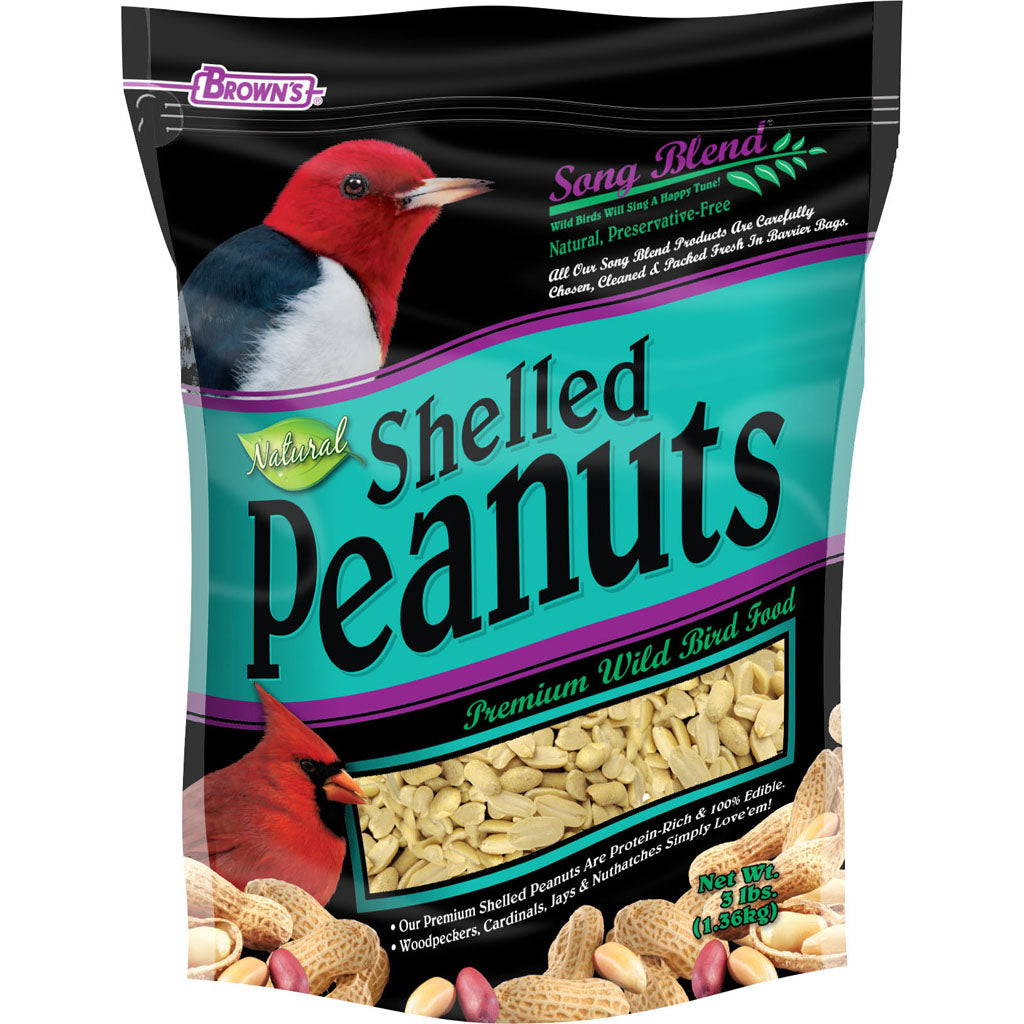 Brown'S Shelled Peanuts (3 LB)