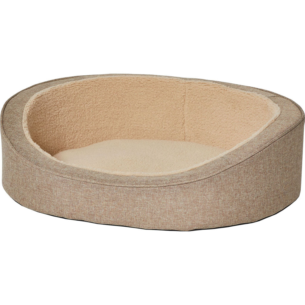 Quiet Time Deluxe Hudson Pet Bed (TAN, SM)