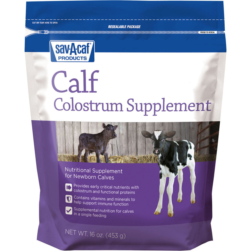 Sav-A-Caf Colostrum Supplement For Newborn Calves (16 OZ)