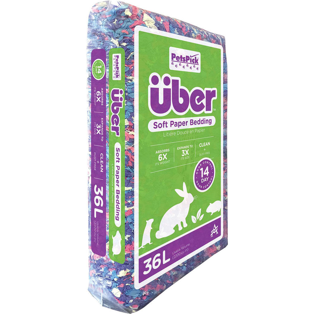 Uber Soft Paper Pet Bedding (CONFETTI, 36 L)
