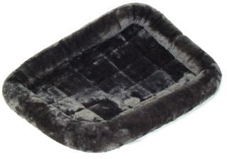 Quiet Time Sheepskin Bed (GRAY, 24X18 IN)