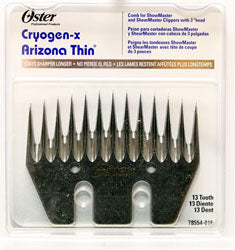 Oster 13-Tooth Arizona Thin Comb (BLACK)
