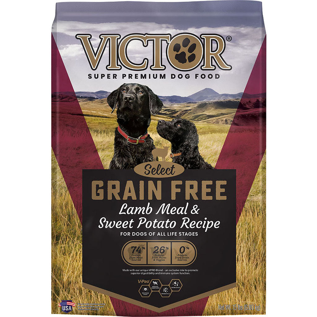 Select Grain Free Dog Food (LAMB /SWEET POT, 15 LB)