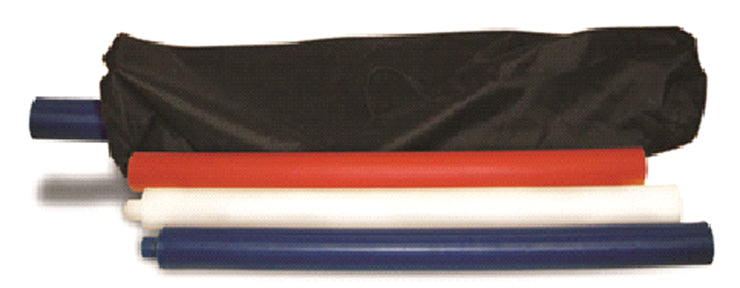 Pole Bending Poles (RED/WHITE/BLUE, SET OF 6)