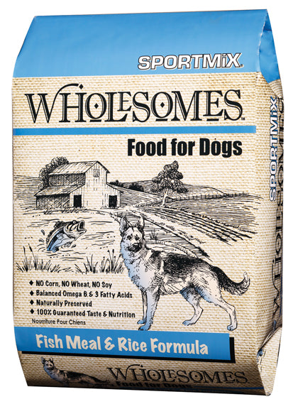 Wholesomes Whole Grain Adult Dog Food (FISH/RICE, 40 LB)
